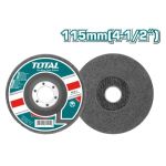 TOTAL - DISC BURETE PENTRU CURATARE RUGINA SI VOPSEA 115MMX22.22MM PowerTool TopQuality