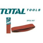 TOTAL - SET 2 BUC HARTIE ABRAZIVA PENTRU SLEFUITOR 100x610mm, P40 PowerTool TopQuality