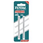 TOTAL - SET LAME RINDEA ELECTRICA HSS -  82X5.5X1.2MM - 2 BUC (INDUSTRIAL) PowerTool TopQuality