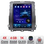 Navigatie Toyota Prado J120 low tip tesla radio gps internet 4 Core carplay android auto 4+64 Incell Display kit-tesla-456-low+EDT-E220-RK CarStore Technology