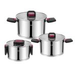 Set oale inox cu capac ( 6 piese) Zass Gourmet ZG-SCS 04 ProDesign DailyAppliances