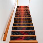 Sticker decorativ pentru scari interioare, print autoadeziv de inalta rezolutie, dimensine 200 x 124 cm, cod: AVX-STAIRS-15 FAVLine Selection