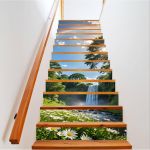 Sticker decorativ pentru scari interioare, print autoadeziv de inalta rezolutie, dimensine 200 x 124 cm, cod: AVX-STAIRS-18 FAVLine Selection