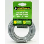 Fir taietor cu insertie metalica 15m - 2.7mm (sectiune rotunda) (MC) PowerTool TopQuality