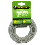 Fir taietor cu insertie metalica 15m - 3mm (sectiune rotunda) (MC) PowerTool TopQuality