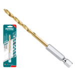 TOTAL - BURGHIU CU CAP BIT PRINDERE HEXAGONALA HSS 5MM PowerTool TopQuality