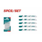 TOTAL - SET LAME FIERASTRAU PENDULAR PENTRU METAL 76MM - 5 BUC PowerTool TopQuality