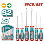TOTAL - SET SURUBELNITE 6 PIESE PowerTool TopQuality
