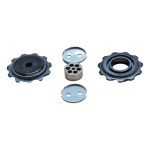05-09 X9 Rear Derailleur Pulley Kit - Silver-Black Ultimate FactoryBikes