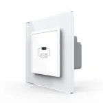 Priza USB Tip C Livolo cu Rama din Sticla SmartElectro IntelligentHouse