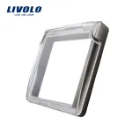 Capac de protectie rezistent la apa pentru prizele din sticla Livolo SmartElectro IntelligentHouse