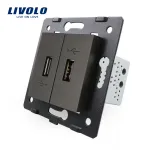 Priza Dubla USB Livolo SmartElectro IntelligentHouse
