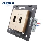 Priza Dubla USB Livolo SmartElectro IntelligentHouse