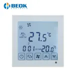 Termostat cu fir pentru aer conditionat BeOk TDS23-AC2, Compatibil cu sisteme HVAC SmartElectro IntelligentHouse