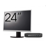 Pachet Calculator Refurbished HP EliteDesk 800 G2 Mini PC, Intel Core i7-6700T 2.80 - 3.60GHz, 16GB DDR4, 512GB SSD + Monitor 24 Inch + Windows 10 Pro NewTechnology Media