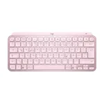 Tastatura Wireless Noua LOGITECH MX Keys Mini, USB, Bluetooth, Layout Germana, Roz NewTechnology Media
