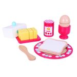 Set mic dejun din lemn PlayLearn Toys