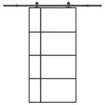 Ușă glisantă cu set feronerie 102,5x205 cm sticlă ESG/aluminiu GartenMobel Dekor