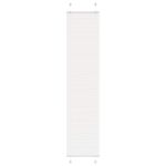 Jaluză plisată alb 50x200 cm Lățime țesătură 49,4cm poliester GartenMobel Dekor