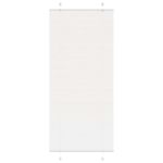 Jaluzea plisată alb 85x200 cm Lățime țesătură 84,4cm poliester GartenMobel Dekor