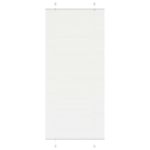 Jaluzea plisată alb 90x200 cm Lățime țesătură 89,4cm poliester GartenMobel Dekor
