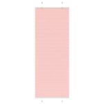 Jaluzea plisată roz 75x200 cm Lățime țesătură 74,4cm poliester GartenMobel Dekor