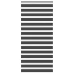 Jaluzea tip zebra neagră lățime țesătură 95,9 cm poliester GartenMobel Dekor