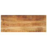 Blat masă, 80x30x2,5 cm, dreptunghiular, lemn masiv mango brut GartenMobel Dekor