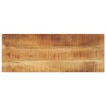 Blat masă, 90x20x2,5 cm, dreptunghiular, lemn masiv mango brut GartenMobel Dekor