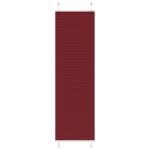 Jaluză plisată Bordeaux Roșu 65x200 cm Lățime material 64,4 cm GartenMobel Dekor