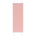 Jaluză plisată roz 50x150 cm Lățime țesătură 49,4cm poliester GartenMobel Dekor