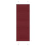 Jaluzea plisată Bordeaux Roșu 45x150 cm Lățime țesătură GartenMobel Dekor