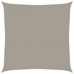 Pânză parasolar, gri deschis, 4,5x4,5 m, pătrat, 160 g/m², HDPE GartenMobel Dekor