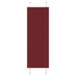 Jaluzea plisată Bordeaux Roșu 50x100 cm Lățime țesătură 49,4 cm GartenMobel Dekor