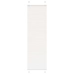 Jaluzea plisată alb 60x200 cm Lățime țesătură 59,4cm poliester GartenMobel Dekor