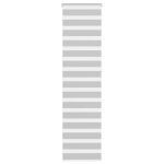 Jaluzea tip zebra gri deschis lățime țesătură 50,9 cm poliester GartenMobel Dekor