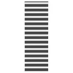 Jaluzea tip zebra neagră lățime țesătură 65,9 cm poliester GartenMobel Dekor