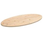 Blat de masă, 90x45x2,5 cm, lemn masiv de pin, oval GartenMobel Dekor