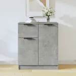 Dulap, gri beton, 60x30x70 cm, lemn prelucrat GartenMobel Dekor