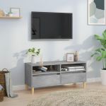 Comodă TV, gri beton, 100x34,5x44,5 cm, lemn prelucrat GartenMobel Dekor