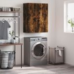 Dulap montat pe perete, stejar fumuriu, 69,5x34x90 cm GartenMobel Dekor