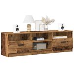 Dulap TV Lemn vechi 150x33,5x45 cm Lemn prelucrat GartenMobel Dekor