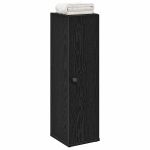 Dulap de baie cu suport role, negru, 20,5x22x72 cm GartenMobel Dekor
