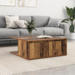 Masă de cafea Lemn vechi 80 x 80 x 31 cm Lemn compozit GartenMobel Dekor