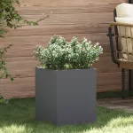 Vază pentru Grădină Antracit 50 x 32 x 40 cm GartenMobel Dekor