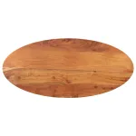 Blat de masă oval, 90x40x3,8 cm, lemn masiv de acacia GartenMobel Dekor