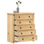 Dulap cu sertare „Corona”, 80x40x89 cm, lemn masiv de pin GartenMobel Dekor