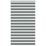 Jaluzea tip zebra gri închis lățime țesătură 115,9 cm poliester GartenMobel Dekor