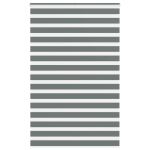 Jaluzea tip zebra gri închis lățime țesătură 145,9 cm poliester GartenMobel Dekor