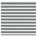 Jaluzea tip zebra gri închis lățime țesătură 160,9 cm poliester GartenMobel Dekor